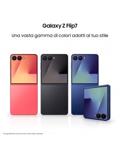 Samsung Galaxy Z Flip7 Smartphone AI, RAM 12GB, 512GB, Display 4,1" Super AMOLED 6,9" Dynamic AMOLED 2X, Fotocamera 50MP, 2